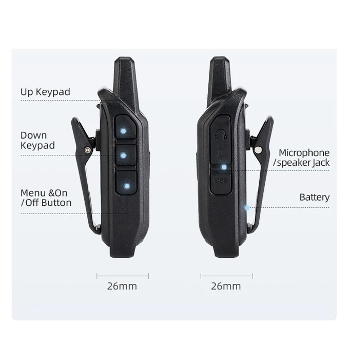 Free License 0.5 W Two Way Radio