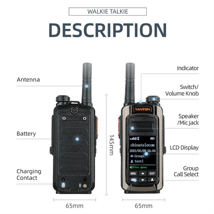 Radio Call Long Range Walkie Talkie 50km